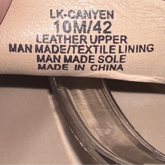 Lucky Brand Loafers Shoes Leather Beige Slip-On Business Casual Women’s Size 10 - Picture 4 of 4